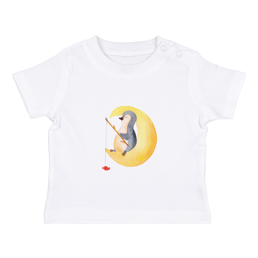 Baby T-Shirt Pinguin Mond Pinguin, Pinguine, Spruch, schlafen, Nachtruhe, Einschlafen, Schlafzimmer, Schlafstörungen, Gästezimmer,	 Mädchen, Jungen, Unisex, Motiv ,Baby T-Shirt, Kurzarm, Shirt, Baby  Pinguin