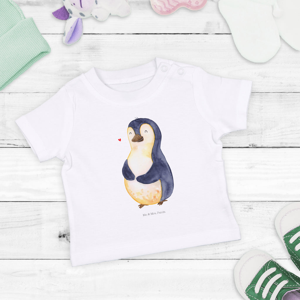 Baby T-Shirt Pinguin Diät Pinguin, Pinguine, Diät, Abnehmen, Abspecken, Gewicht, Motivation, Selbstliebe, Körperliebe, Selbstrespekt Mädchen, Jungen, Unisex, Motiv ,Baby T-Shirt, Kurzarm, Shirt, Baby  Pinguin