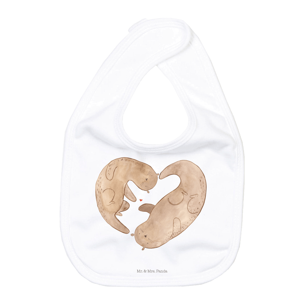Organic Babylätzchen Otter Herz Baby, Lätzchen, Spucktuch, Sabberlätzchen, Klettlätzchen, Babygeschenk, Baby Lätzchen, Geschenk für Geburt, Geschenk zur Geburt, Baby Spucktuch, Babyausstattung, Geschenkidee für Babyparty, Otter, Fischotter, Seeotter, Liebe, Herz, Liebesbeweis, Liebesgeschenk, Bessere Hälfte, Love you, Jahrestag, Hochzeitstag, Verlobung, gemeinsames Leben