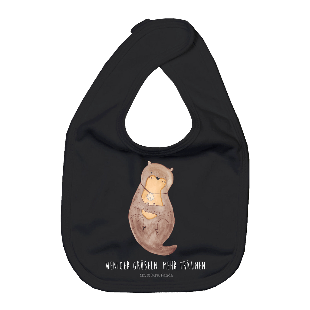 Organic Babylätzchen Otter mit Muschelmedaillon Otter, Otterliebe, Seeotter, grübeln, träumen, Motivation, Tagträumen, Büro	 Baby, Lätzchen, Spucktuch, Sabberlätzchen, Klettlätzchen, Babygeschenk, Baby Lätzchen, Geschenk für Geburt, Geschenk zur Geburt, Baby Spucktuch, Babyausstattung, Geschenkidee für Babyparty  Otter,  Fischotter,  Seeotter