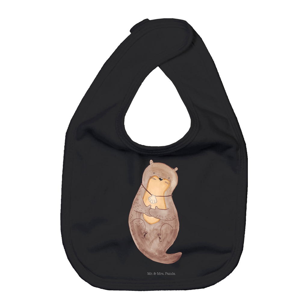 Organic Babylätzchen Otter mit Muschelmedaillon Otter, Otterliebe, Seeotter, grübeln, träumen, Motivation, Tagträumen, Büro	 Baby, Lätzchen, Spucktuch, Sabberlätzchen, Klettlätzchen, Babygeschenk, Baby Lätzchen, Geschenk für Geburt, Geschenk zur Geburt, Baby Spucktuch, Babyausstattung, Geschenkidee für Babyparty  Otter,  Fischotter,  Seeotter