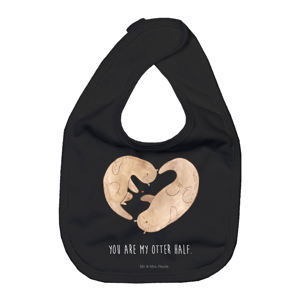 Organic Babylätzchen Otter Herz Baby, Lätzchen, Spucktuch, Sabberlätzchen, Klettlätzchen, Babygeschenk, Baby Lätzchen, Geschenk für Geburt, Geschenk zur Geburt, Baby Spucktuch, Babyausstattung, Geschenkidee für Babyparty, Otter, Fischotter, Seeotter, Liebe, Herz, Liebesbeweis, Liebesgeschenk, Bessere Hälfte, Love you, Jahrestag, Hochzeitstag, Verlobung, gemeinsames Leben
