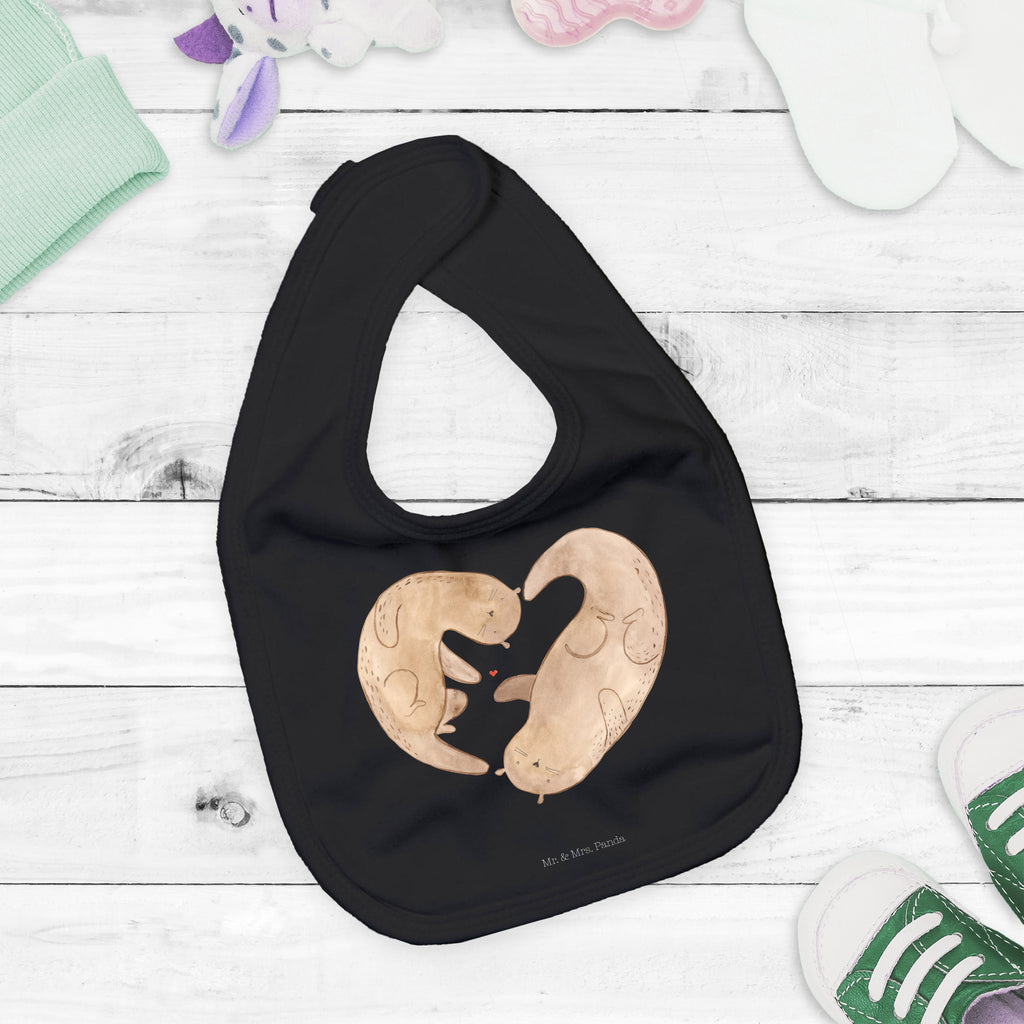 Organic Babylätzchen Otter Herz Baby, Lätzchen, Spucktuch, Sabberlätzchen, Klettlätzchen, Babygeschenk, Baby Lätzchen, Geschenk für Geburt, Geschenk zur Geburt, Baby Spucktuch, Babyausstattung, Geschenkidee für Babyparty, Otter, Fischotter, Seeotter, Liebe, Herz, Liebesbeweis, Liebesgeschenk, Bessere Hälfte, Love you, Jahrestag, Hochzeitstag, Verlobung, gemeinsames Leben