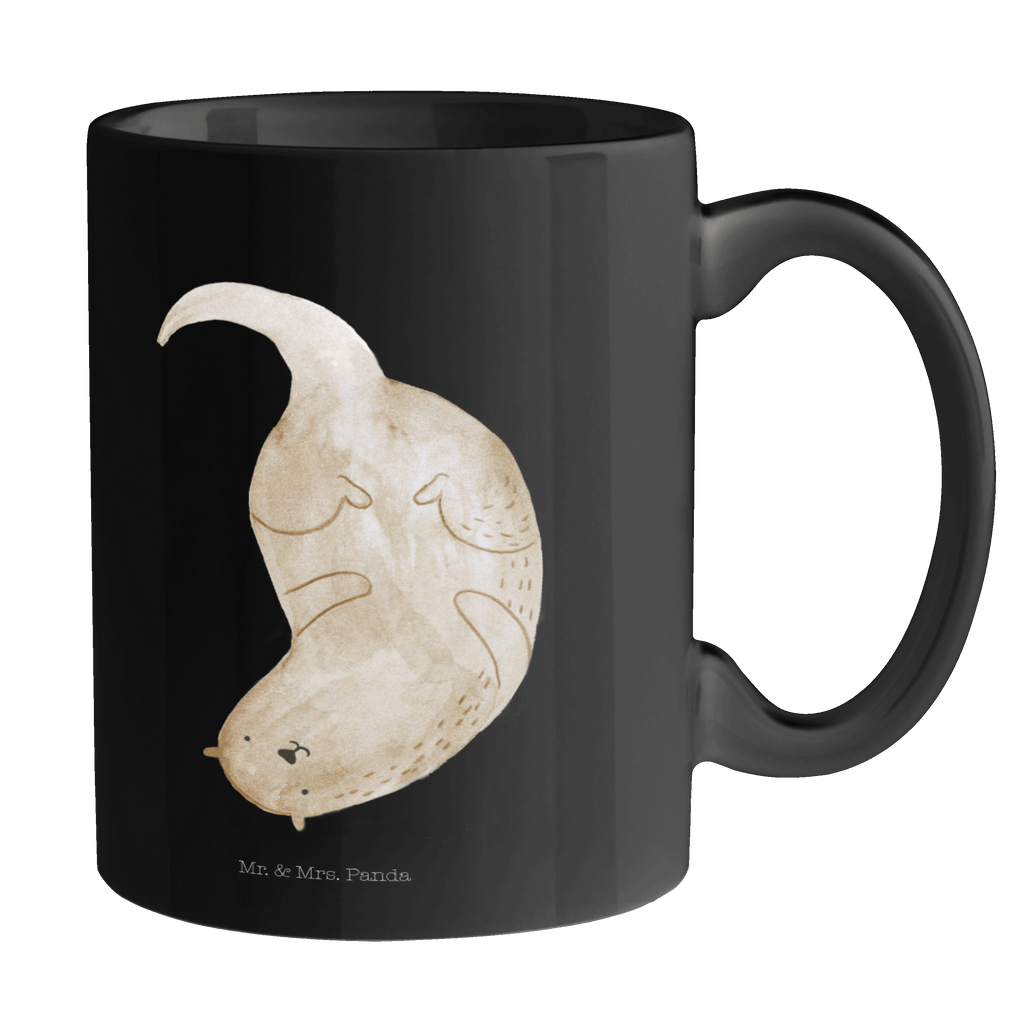 Tasse Otter kopfüber Otter Seeotter See Otter Becher, Kaffeetasse, Kaffeebecher, Tee, Frühstück, Büro  Otter,  Fischotter,  Seeotter