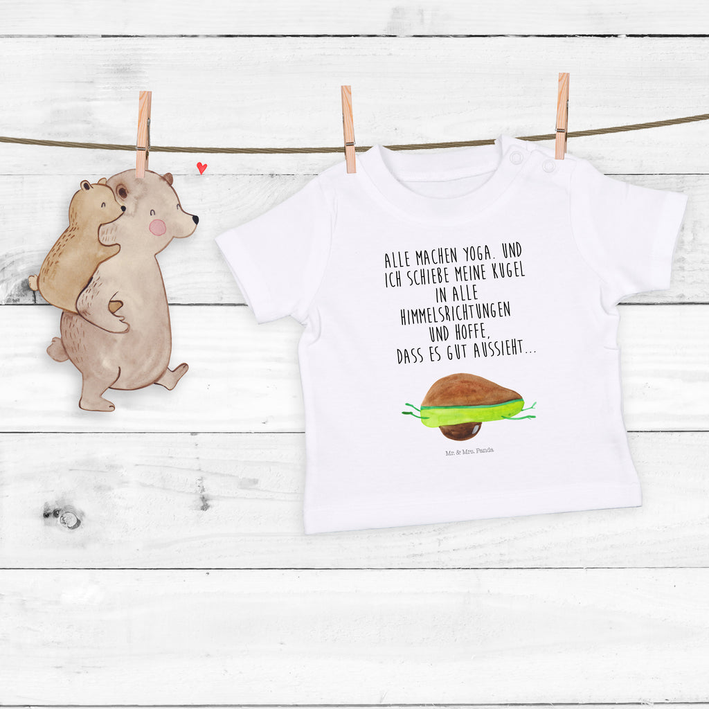 Baby T-Shirt Avocado Yoga Avocado Yoga Vegan Mädchen,Jungen,Unisex,Motiv,Baby T-Shirt,Kurzarm  Avocado, Veggie, Vegan, Gesund