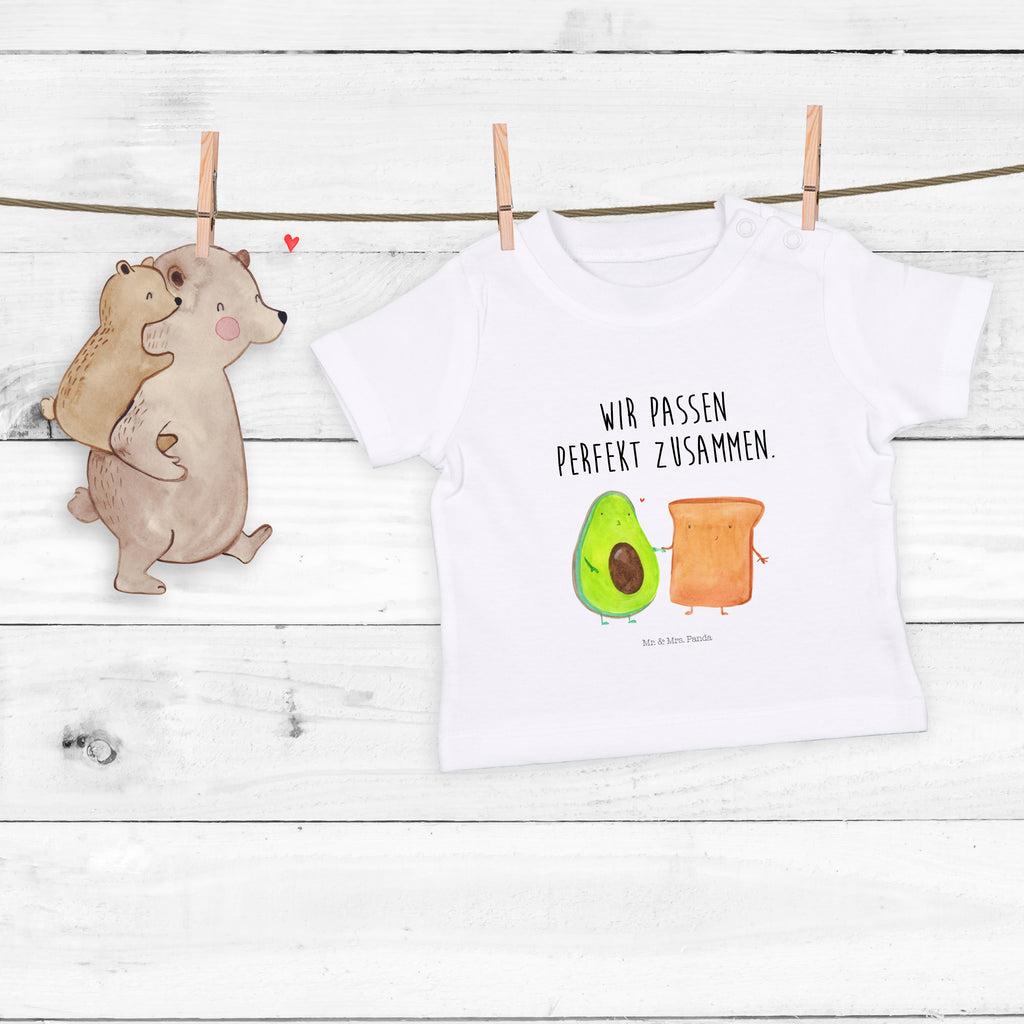 Baby T-Shirt Avocado + Toast Avocado, Toast, Toastbrot, Liebespaar, Pärchen, Freund, Freundin, Verlobt, Verlobungsparty, Hochzeit, Hochzeitsgeschenk, Jahrestag, Jahrestagsgeschenk, Mädchen,Jungen,Unisex,Motiv,Baby T-Shirt,Kurzarm  Avocado, Veggie, Vegan, Gesund