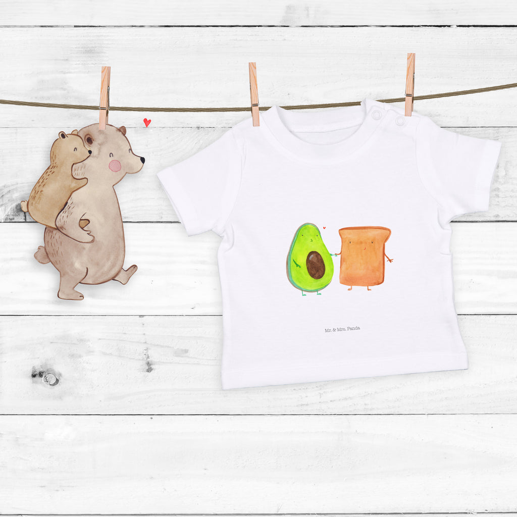 Baby T-Shirt Avocado + Toast Avocado, Toast, Toastbrot, Liebespaar, Pärchen, Freund, Freundin, Verlobt, Verlobungsparty, Hochzeit, Hochzeitsgeschenk, Jahrestag, Jahrestagsgeschenk, Mädchen,Jungen,Unisex,Motiv,Baby T-Shirt,Kurzarm  Avocado, Veggie, Vegan, Gesund