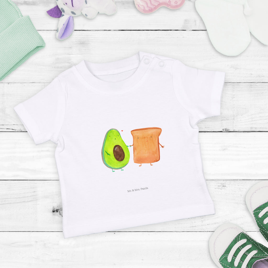 Baby T-Shirt Avocado + Toast Avocado, Toast, Toastbrot, Liebespaar, Pärchen, Freund, Freundin, Verlobt, Verlobungsparty, Hochzeit, Hochzeitsgeschenk, Jahrestag, Jahrestagsgeschenk, Mädchen,Jungen,Unisex,Motiv,Baby T-Shirt,Kurzarm  Avocado, Veggie, Vegan, Gesund