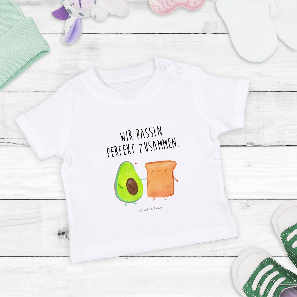 Baby T-Shirt Avocado + Toast Avocado, Toast, Toastbrot, Liebespaar, Pärchen, Freund, Freundin, Verlobt, Verlobungsparty, Hochzeit, Hochzeitsgeschenk, Jahrestag, Jahrestagsgeschenk, Mädchen,Jungen,Unisex,Motiv,Baby T-Shirt,Kurzarm  Avocado, Veggie, Vegan, Gesund