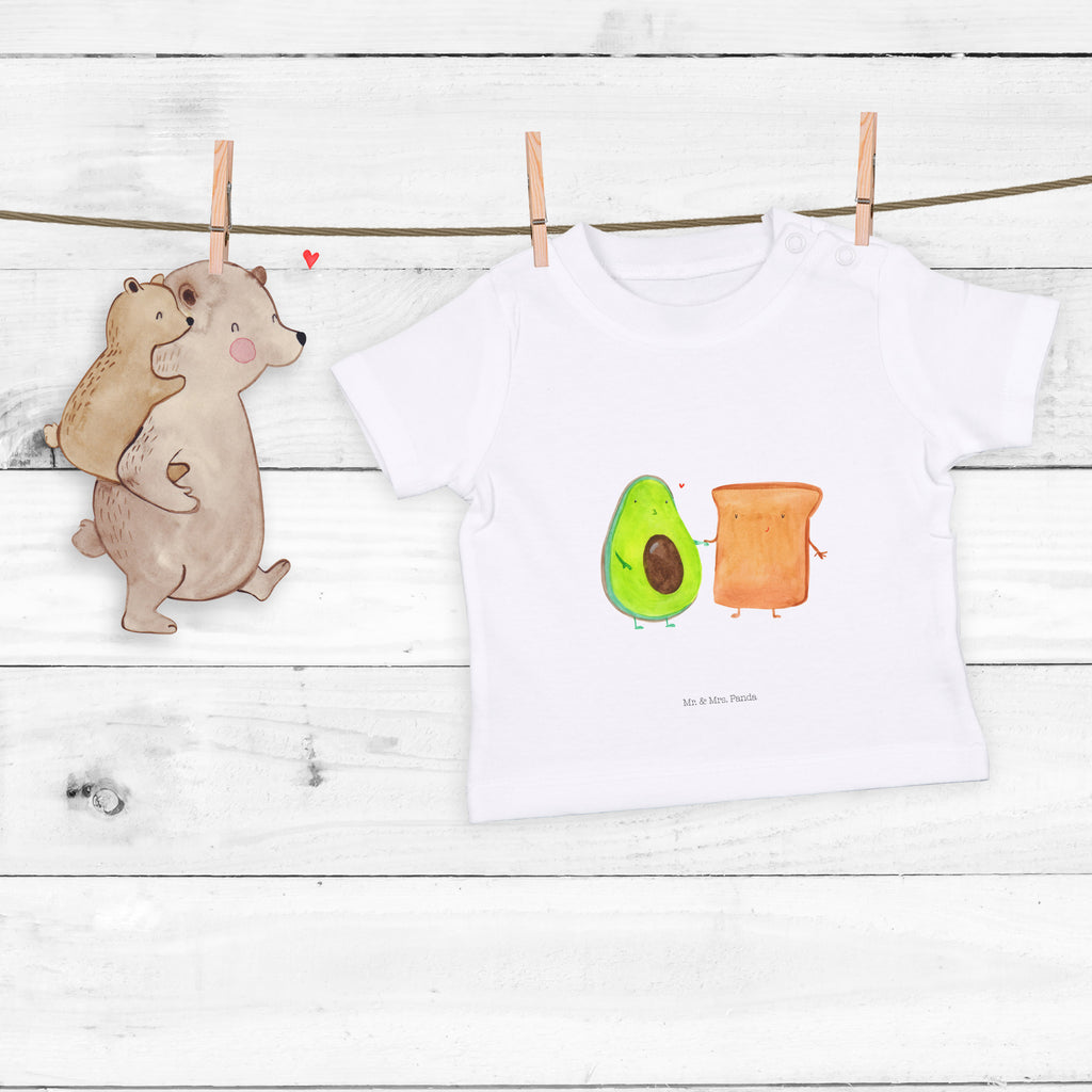 Baby T-Shirt Avocado + Toast Avocado, Toast, Toastbrot, Liebespaar, Pärchen, Freund, Freundin, Verlobt, Verlobungsparty, Hochzeit, Hochzeitsgeschenk, Jahrestag, Jahrestagsgeschenk, Mädchen,Jungen,Unisex,Motiv,Baby T-Shirt,Kurzarm  Avocado, Veggie, Vegan, Gesund