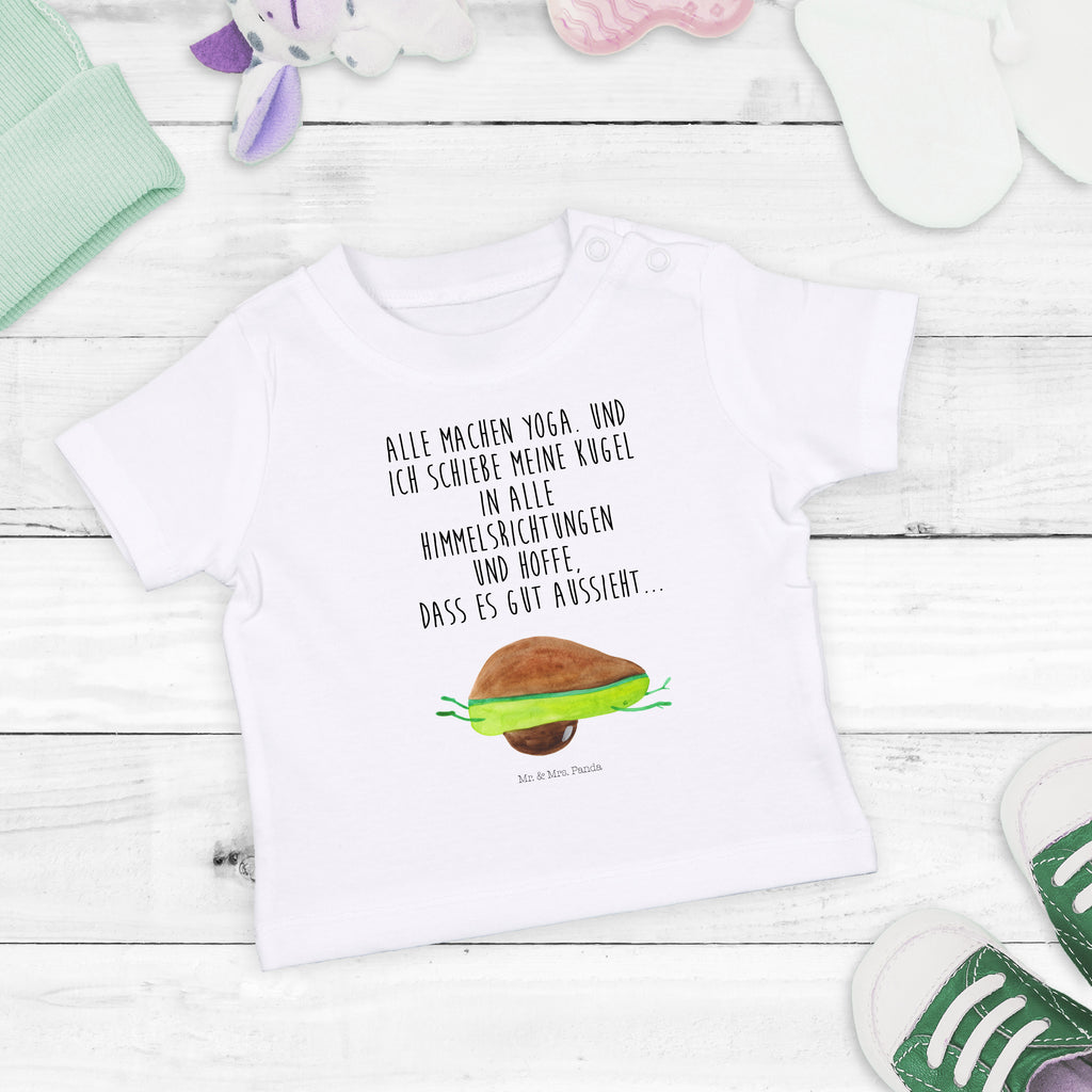 Baby T-Shirt Avocado Yoga Avocado Yoga Vegan Mädchen,Jungen,Unisex,Motiv,Baby T-Shirt,Kurzarm  Avocado, Veggie, Vegan, Gesund