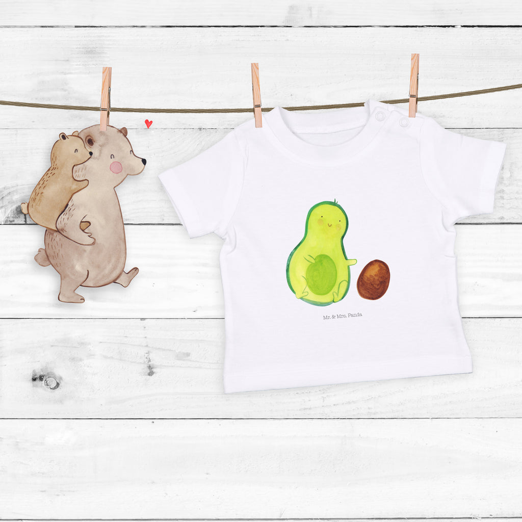 Baby T-Shirt Avocado rollt Kern Avocado, Avocados,Schwanger, Geburt, Geburtstag, Säugling, Kind, erstes Kind, zur Geburt, Schwangerschaft, Babyparty, Baby, große Liebe, Liebe, Love Mädchen,Jungen,Unisex,Motiv,Baby T-Shirt,Kurzarm  Avocado, Veggie, Vegan, Gesund