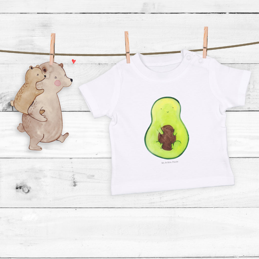 Baby T-Shirt Avocado mit Kern Avocado, Avokado, Avocadokern, Kern, Pflanze, Spruch Leben  Mädchen,Jungen,Unisex,Motiv,Baby T-Shirt,Kurzarm  Avocado, Veggie, Vegan, Gesund