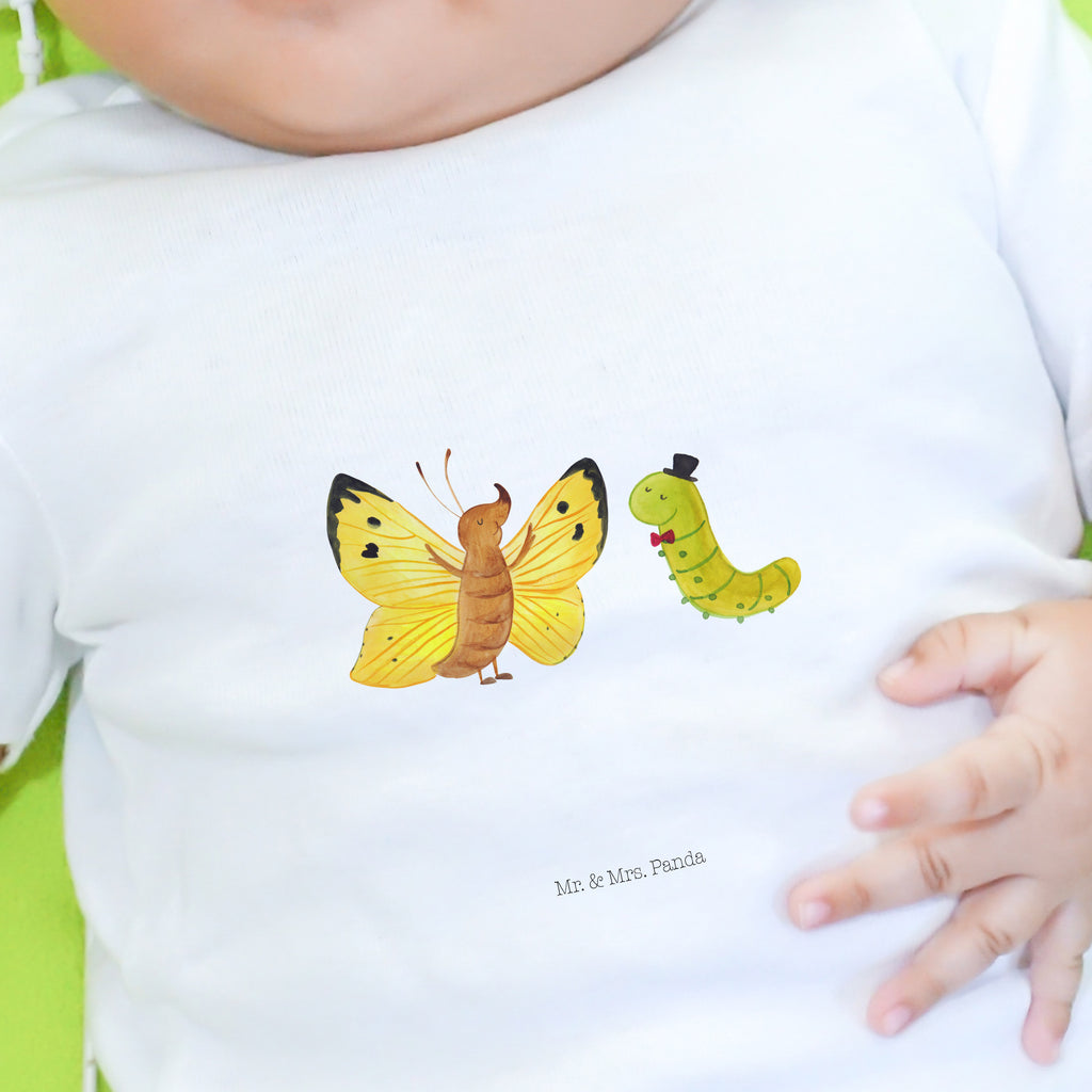 Baby T-Shirt Raupe & Schmetterling Raupe, Schmetterling, Zitronenfalter, Entwicklung, Erwachsen werden, Kokon, Hut, Hütchen, Schönheit, Aufwachsen, Mädchen,Jungen,Unisex,Motiv,Baby T-Shirt,Kurzarm  süße Tiermotive, gute Laune, lustige Sprüche, Tiere