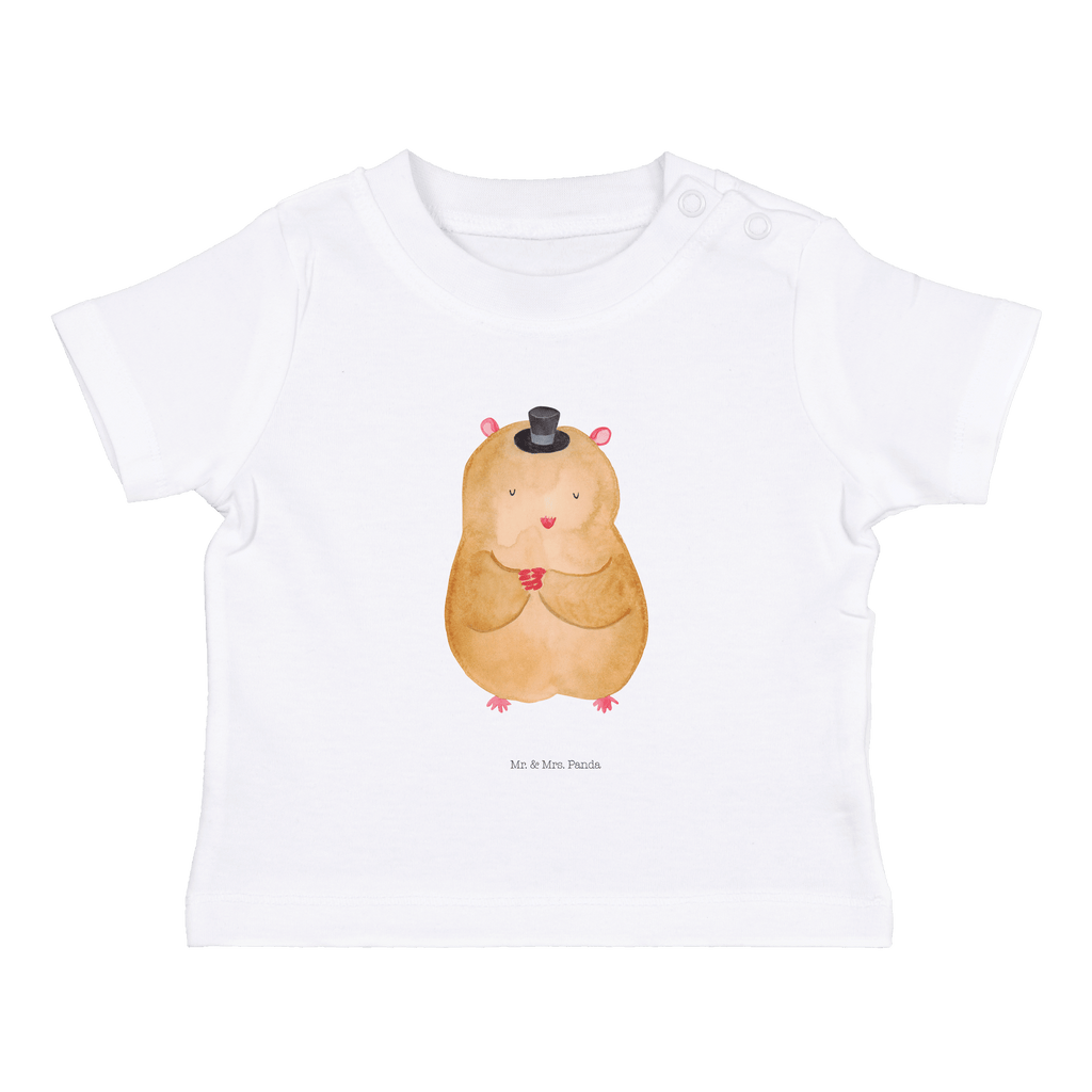 Baby T-Shirt Hamster mit Hut Hamster, Hut, Magier, Zylinder, Zwerghamster, Zauberer, Houdini	 Mädchen,Jungen,Unisex,Motiv,Baby T-Shirt,Kurzarm  süße Tiermotive, gute Laune, lustige Sprüche, Tiere
