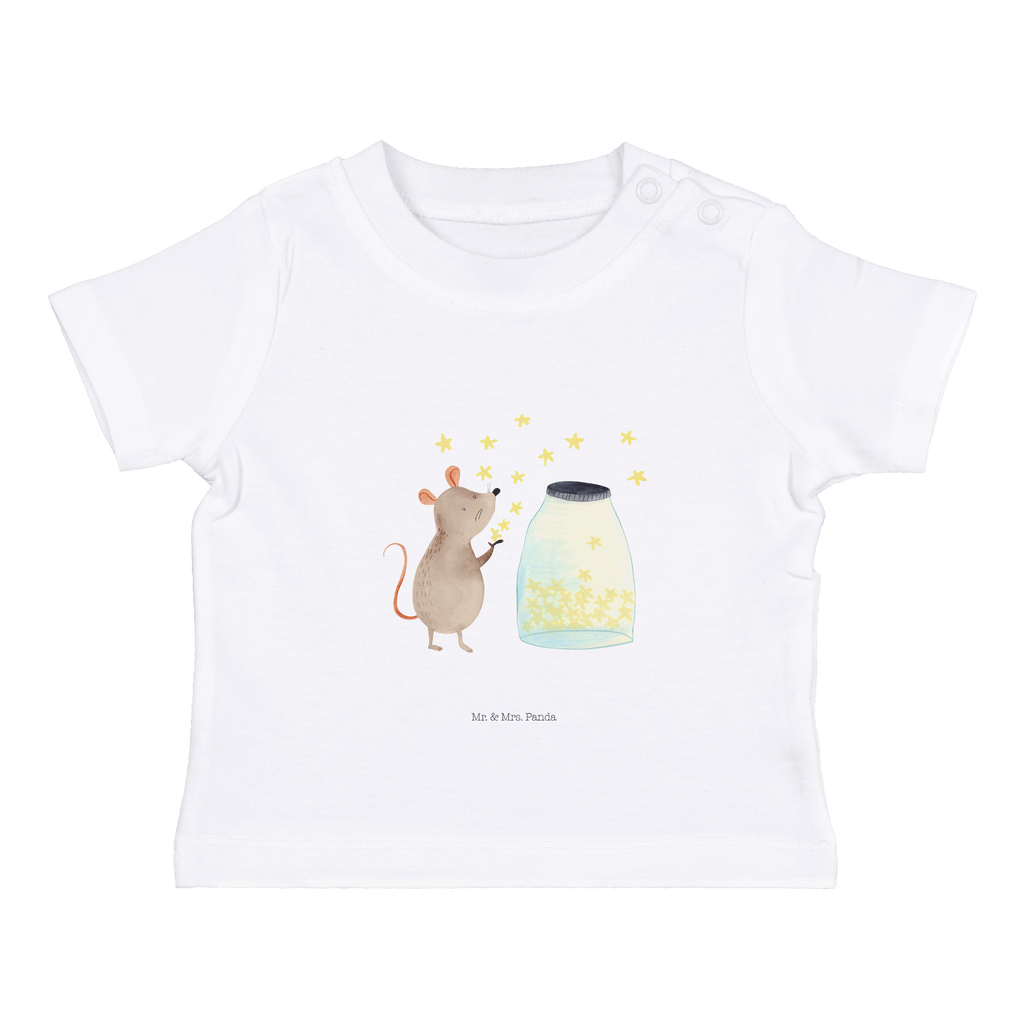 Baby T-Shirt Maus Sterne Maus, Sterne, Wunsch,Kind, Taufe, Taufgeschenk, Geburt, Schwangerschaft, erstes Kind, Kindergeburtstag, Geburtstag, Hoffnung, Träume Mädchen,Jungen,Unisex,Motiv,Baby T-Shirt,Kurzarm  süße Tiermotive, gute Laune, lustige Sprüche, Tiere