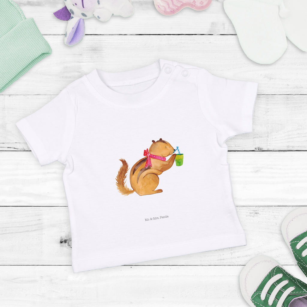 Baby T-Shirt Eichhörnchen Smoothie Green Smoothies, Diät, Abnehmen, Streifenhörnchen, Eichhörnchen,  Mädchen,Jungen,Unisex,Motiv,Baby T-Shirt,Kurzarm  süße Tiermotive, gute Laune, lustige Sprüche, Tiere