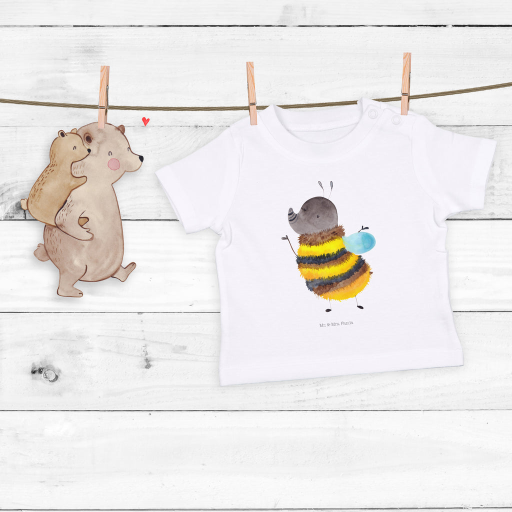 Baby T-Shirt Hummel flauschig Hummel, Flauschig, Biene, Blume, Natur Mädchen,Jungen,Unisex,Motiv,Baby T-Shirt,Kurzarm  süße Tiermotive, gute Laune, lustige Sprüche, Tiere