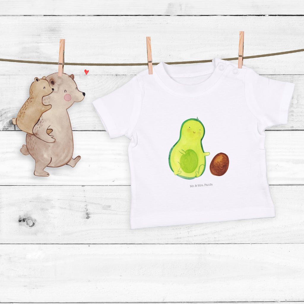 Baby T-Shirt Avocado rollt Kern Avocado, Avocados,Schwanger, Geburt, Geburtstag, Säugling, Kind, erstes Kind, zur Geburt, Schwangerschaft, Babyparty, Baby, große Liebe, Liebe, Love Mädchen,Jungen,Unisex,Motiv,Baby T-Shirt,Kurzarm  Avocado, Veggie, Vegan, Gesund