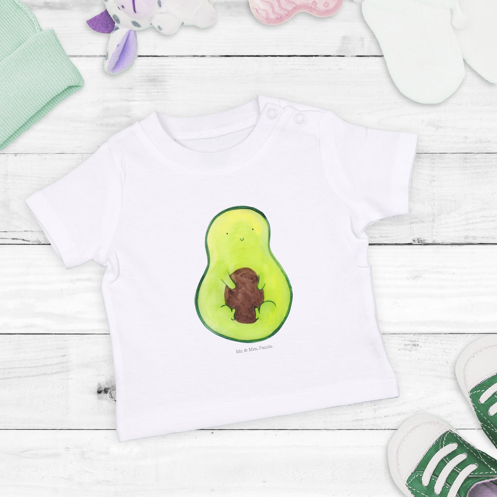 Baby T-Shirt Avocado mit Kern Avocado, Avokado, Avocadokern, Kern, Pflanze, Spruch Leben  Mädchen,Jungen,Unisex,Motiv,Baby T-Shirt,Kurzarm  Avocado, Veggie, Vegan, Gesund