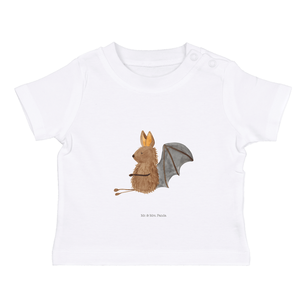Baby T-Shirt Fledermaus sitzend Fledermaus, Fledermäuse, Motivation, entspannen Mädchen,Jungen,Unisex,Motiv,Baby T-Shirt,Kurzarm  süße Tiermotive, gute Laune, lustige Sprüche, Tiere