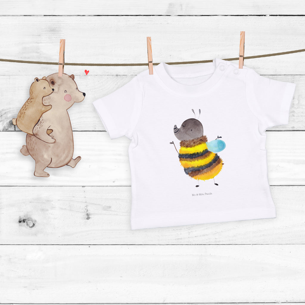 Baby T-Shirt Hummel flauschig Hummel, Flauschig, Biene, Blume, Natur Mädchen,Jungen,Unisex,Motiv,Baby T-Shirt,Kurzarm  süße Tiermotive, gute Laune, lustige Sprüche, Tiere