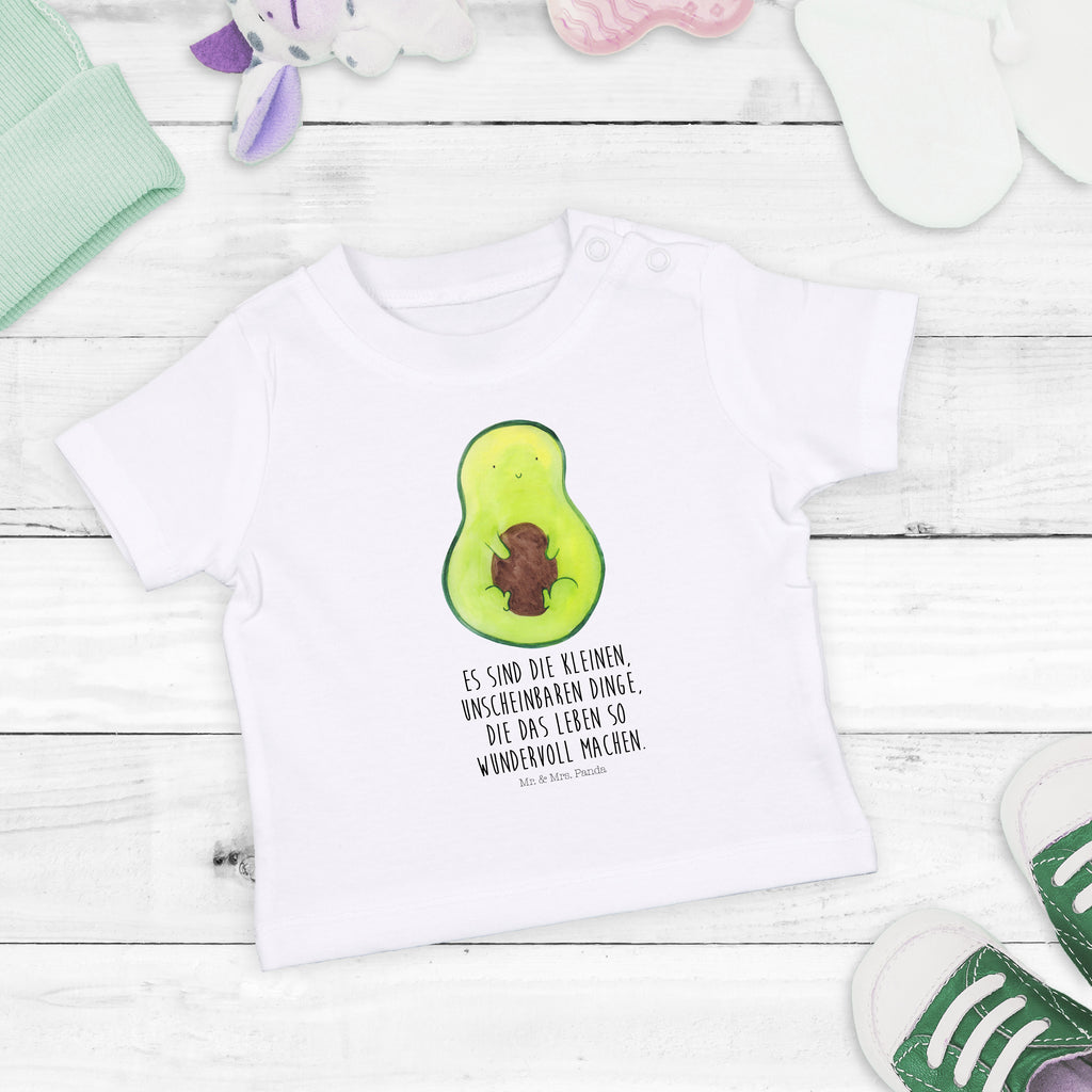 Baby T-Shirt Avocado mit Kern Avocado, Avokado, Avocadokern, Kern, Pflanze, Spruch Leben  Mädchen,Jungen,Unisex,Motiv,Baby T-Shirt,Kurzarm  Avocado, Veggie, Vegan, Gesund