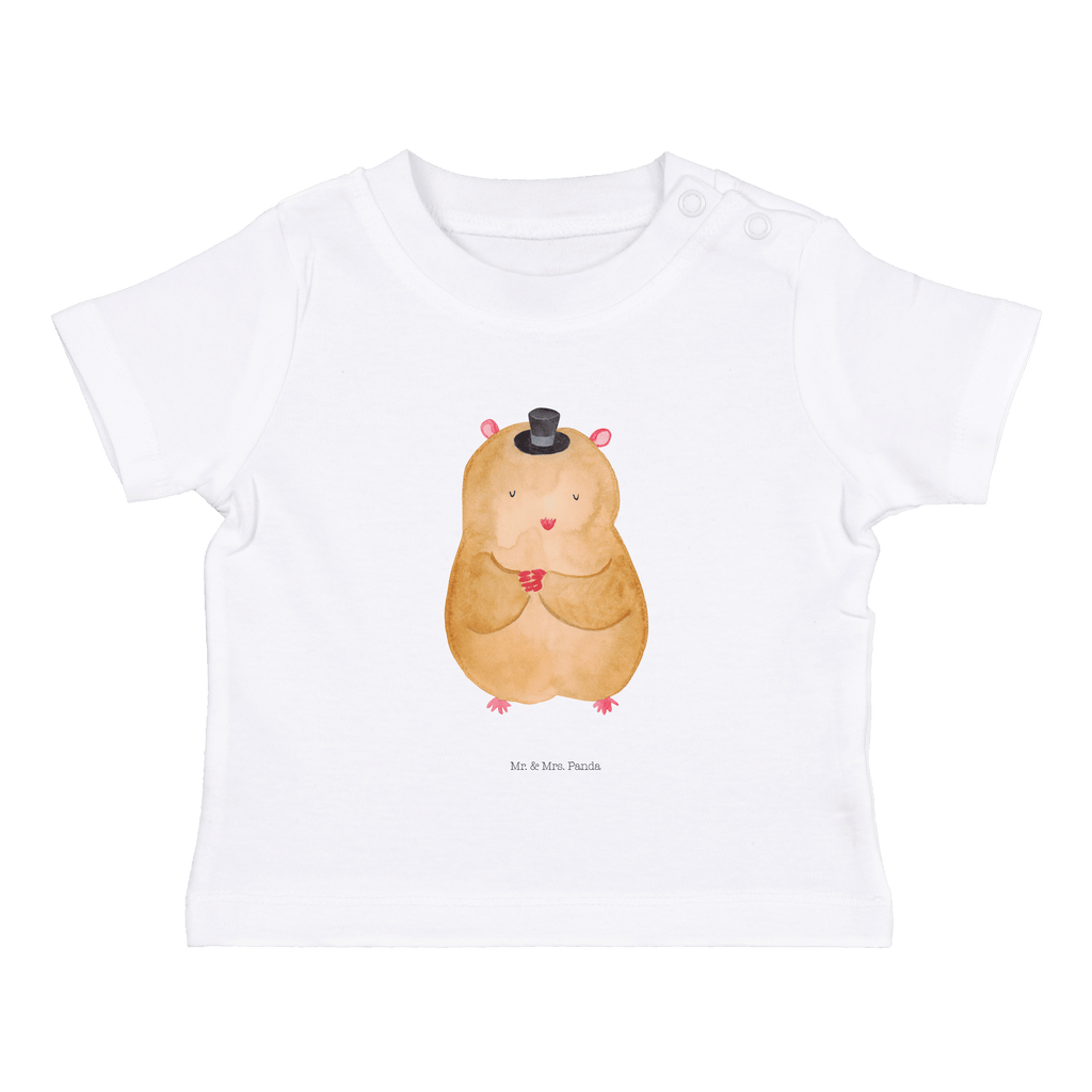 Baby T-Shirt Hamster mit Hut Hamster, Hut, Magier, Zylinder, Zwerghamster, Zauberer, Houdini	 Mädchen,Jungen,Unisex,Motiv,Baby T-Shirt,Kurzarm  süße Tiermotive, gute Laune, lustige Sprüche, Tiere