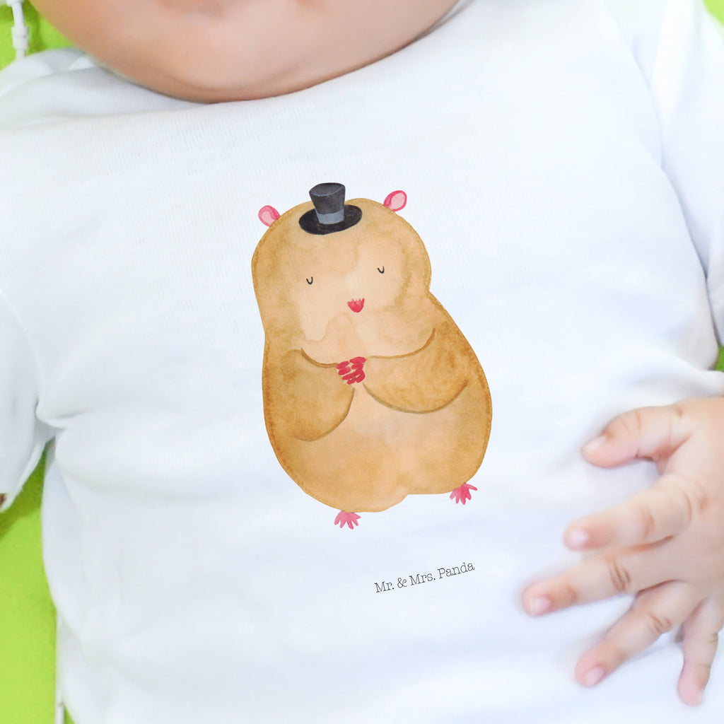 Baby T-Shirt Hamster mit Hut Hamster, Hut, Magier, Zylinder, Zwerghamster, Zauberer, Houdini	 Mädchen,Jungen,Unisex,Motiv,Baby T-Shirt,Kurzarm  süße Tiermotive, gute Laune, lustige Sprüche, Tiere