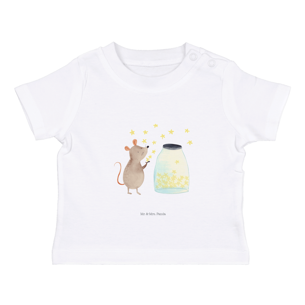 Baby T-Shirt Maus Sterne Maus, Sterne, Wunsch,Kind, Taufe, Taufgeschenk, Geburt, Schwangerschaft, erstes Kind, Kindergeburtstag, Geburtstag, Hoffnung, Träume Mädchen,Jungen,Unisex,Motiv,Baby T-Shirt,Kurzarm  süße Tiermotive, gute Laune, lustige Sprüche, Tiere