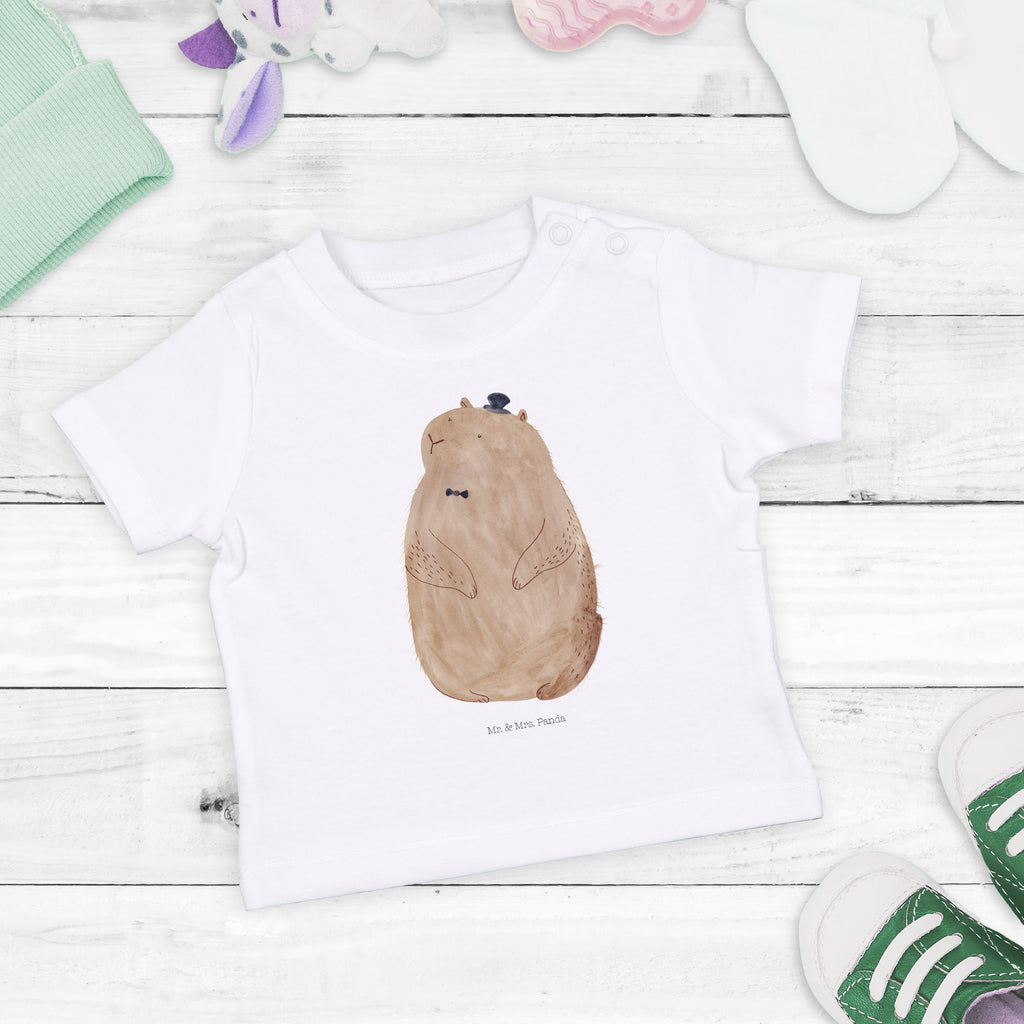 Baby T-Shirt Murmeltier Murmeltier, Knigge, Fröhlichkeit, Freundlichkeit, Respekt, Anstand,  Mädchen,Jungen,Unisex,Motiv,Baby T-Shirt,Kurzarm  süße Tiermotive, gute Laune, lustige Sprüche, Tiere