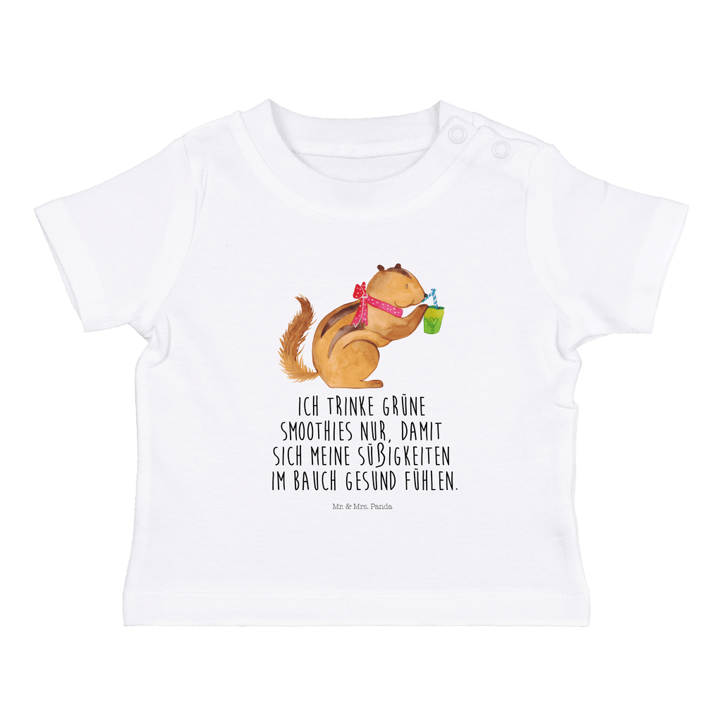 Baby T-Shirt Eichhörnchen Smoothie Green Smoothies, Diät, Abnehmen, Streifenhörnchen, Eichhörnchen,  Mädchen,Jungen,Unisex,Motiv,Baby T-Shirt,Kurzarm  süße Tiermotive, gute Laune, lustige Sprüche, Tiere