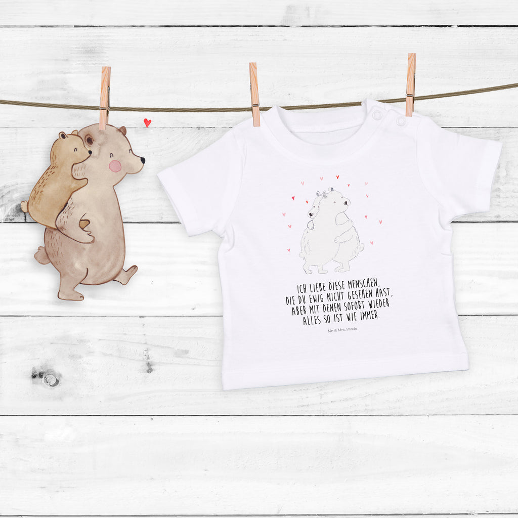 Baby T-Shirt Eisbär Umarmen  Mädchen,Jungen,Unisex,Motiv,Baby T-Shirt,Kurzarm  süße Tiermotive, gute Laune, lustige Sprüche, Tiere