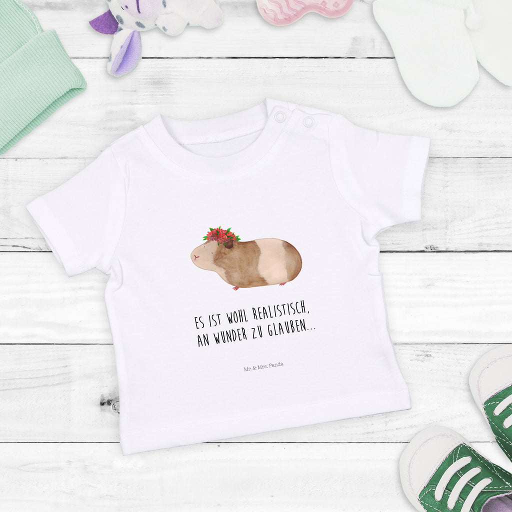 Baby T-Shirt Meerschweinchen weise Meerschweinchen, Meerie, Meeries, Wunder, Blumenkind, Realität, Spruch, Weisheit, Motivation, Wunderland Mädchen,Jungen,Unisex,Motiv,Baby T-Shirt,Kurzarm  süße Tiermotive, gute Laune, lustige Sprüche, Tiere