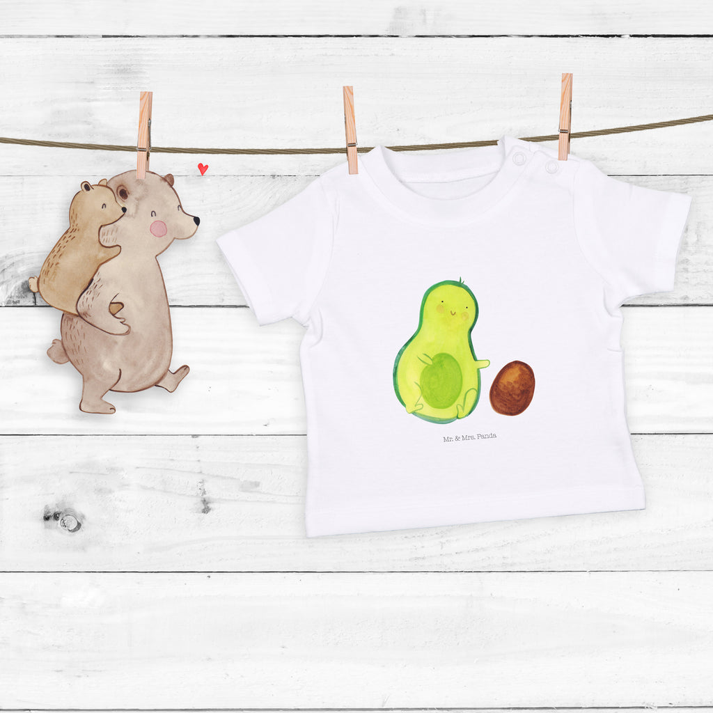 Baby T-Shirt Avocado rollt Kern Avocado, Avocados,Schwanger, Geburt, Geburtstag, Säugling, Kind, erstes Kind, zur Geburt, Schwangerschaft, Babyparty, Baby, große Liebe, Liebe, Love Mädchen,Jungen,Unisex,Motiv,Baby T-Shirt,Kurzarm  Avocado, Veggie, Vegan, Gesund