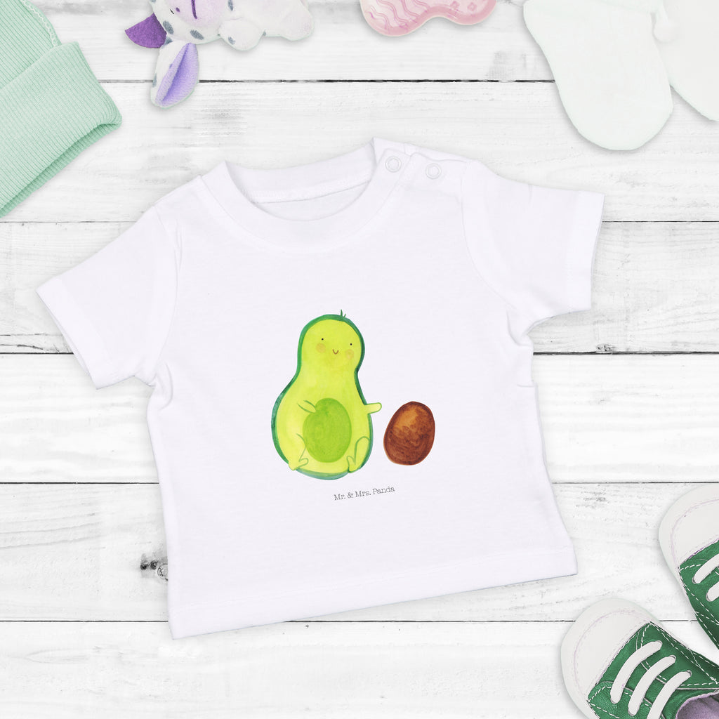 Baby T-Shirt Avocado rollt Kern Avocado, Avocados,Schwanger, Geburt, Geburtstag, Säugling, Kind, erstes Kind, zur Geburt, Schwangerschaft, Babyparty, Baby, große Liebe, Liebe, Love Mädchen,Jungen,Unisex,Motiv,Baby T-Shirt,Kurzarm  Avocado, Veggie, Vegan, Gesund