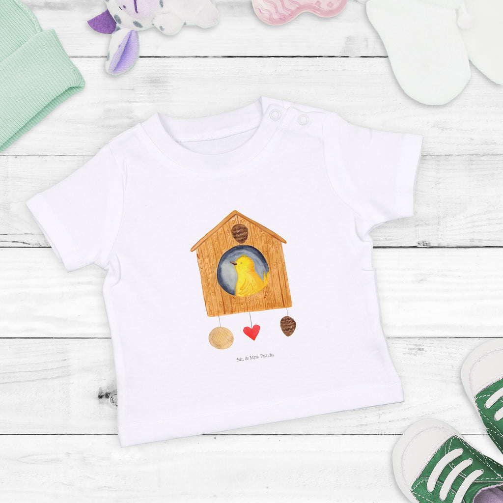 Baby T-Shirt Vogelhaus sweet Home Vogelhaus, Vogel, Home sweet Home, Einzug, Umzug, Geschenk, Einzugsgeschenk, Hausbau, Haus Mädchen,Jungen,Unisex,Motiv,Baby T-Shirt,Kurzarm  süße Tiermotive, gute Laune, lustige Sprüche, Tiere