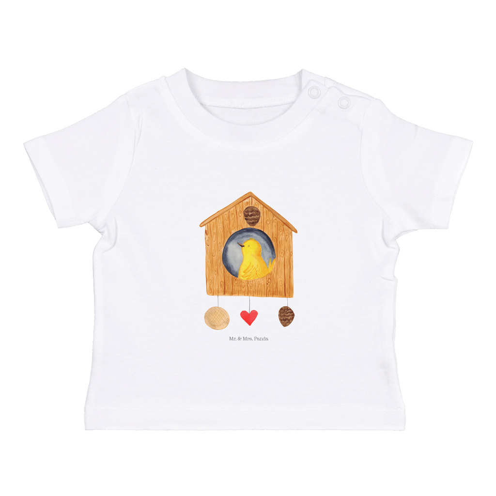 Baby T-Shirt Vogelhaus Vogel, Vögel, Vogelhaus, Vogelhäuschen, Home sweet home, Zuhause, Nest, Eigenheim, Familie, Wohnung, Haus, unser Haus, Lieblingsort, Castle Mädchen,Jungen,Unisex,Motiv,Baby T-Shirt,Kurzarm  süße Tiermotive, gute Laune, lustige Sprüche, Tiere