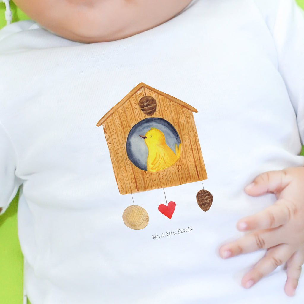 Baby T-Shirt Vogelhaus Vogel, Vögel, Vogelhaus, Vogelhäuschen, Home sweet home, Zuhause, Nest, Eigenheim, Familie, Wohnung, Haus, unser Haus, Lieblingsort, Castle Mädchen,Jungen,Unisex,Motiv,Baby T-Shirt,Kurzarm  süße Tiermotive, gute Laune, lustige Sprüche, Tiere