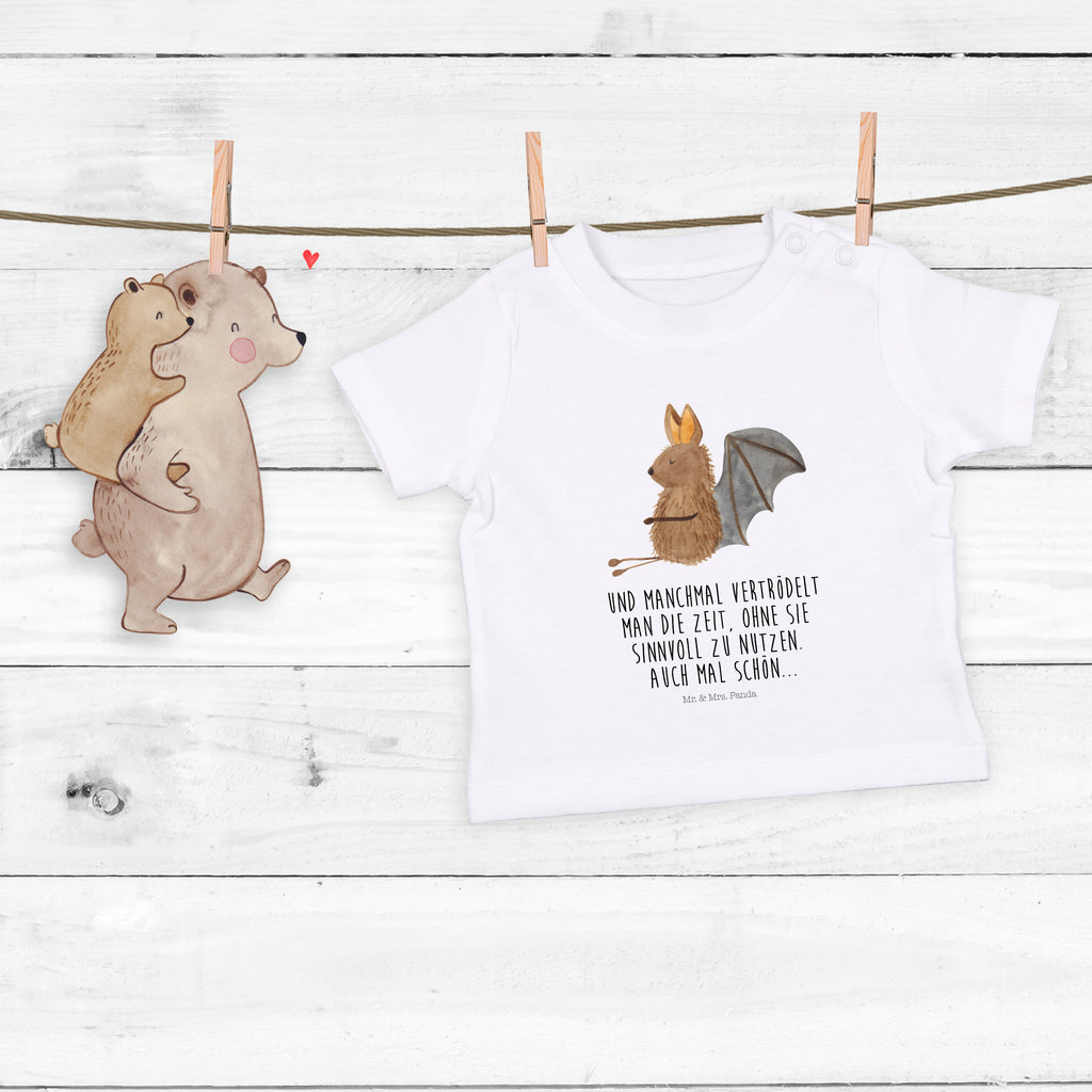 Baby T-Shirt Fledermaus sitzend Fledermaus, Fledermäuse, Motivation, entspannen Mädchen,Jungen,Unisex,Motiv,Baby T-Shirt,Kurzarm  süße Tiermotive, gute Laune, lustige Sprüche, Tiere
