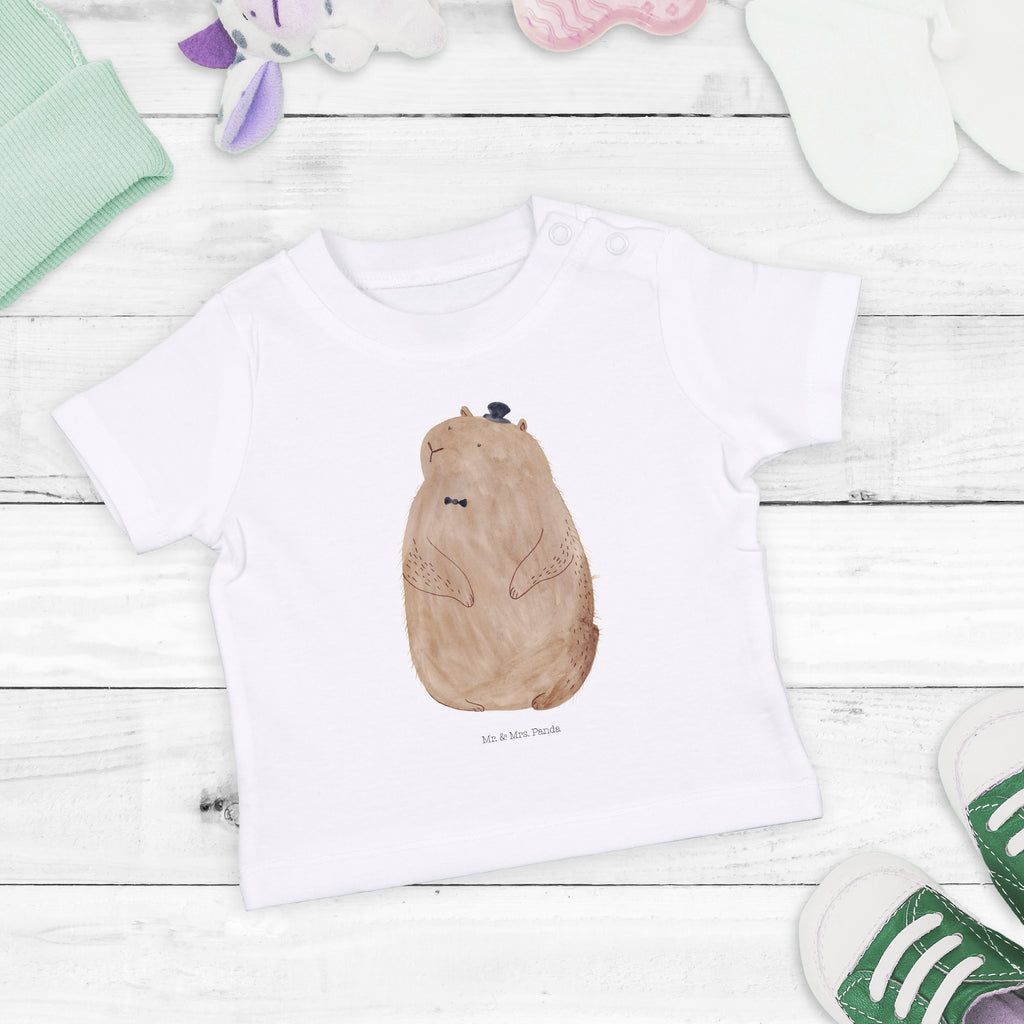 Baby T-Shirt Murmeltier Murmeltier, Knigge, Fröhlichkeit, Freundlichkeit, Respekt, Anstand,  Mädchen,Jungen,Unisex,Motiv,Baby T-Shirt,Kurzarm  süße Tiermotive, gute Laune, lustige Sprüche, Tiere