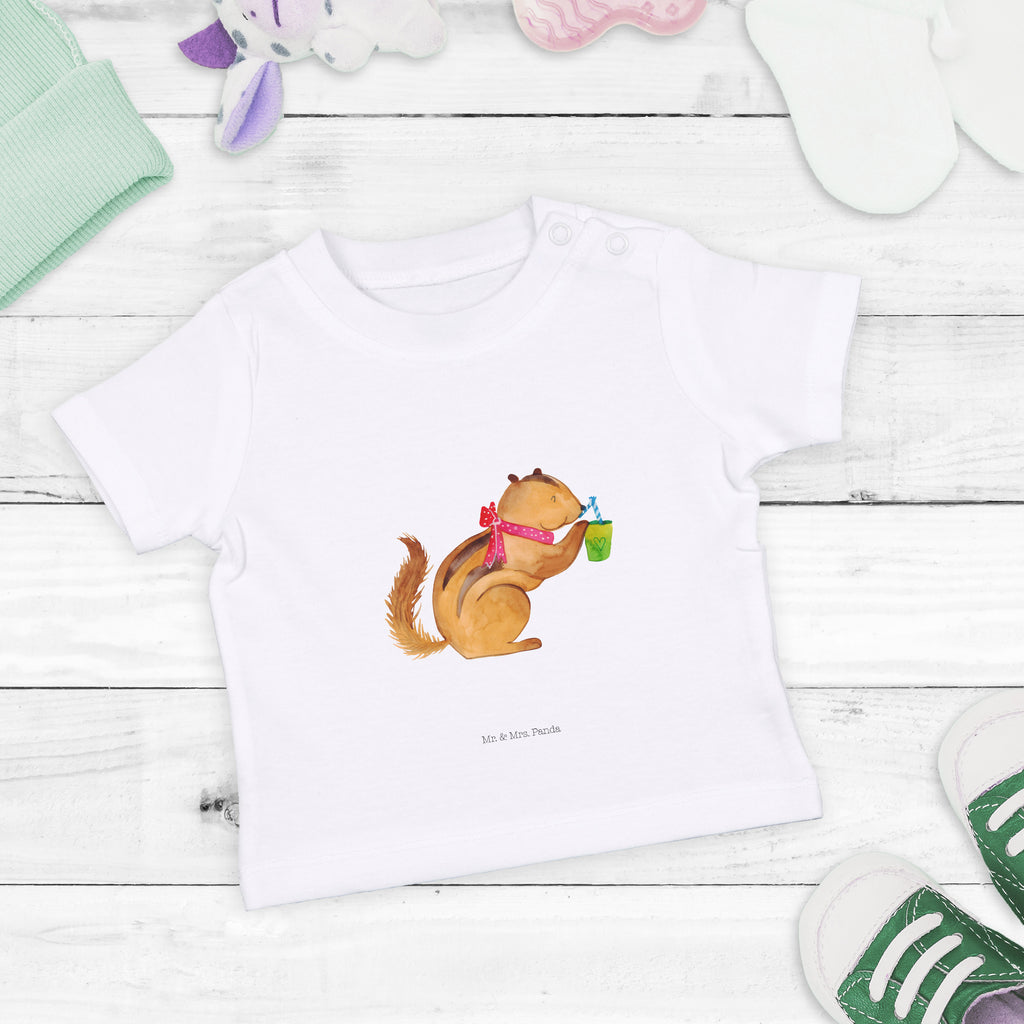 Baby T-Shirt Eichhörnchen Smoothie Green Smoothies, Diät, Abnehmen, Streifenhörnchen, Eichhörnchen,  Mädchen,Jungen,Unisex,Motiv,Baby T-Shirt,Kurzarm  süße Tiermotive, gute Laune, lustige Sprüche, Tiere