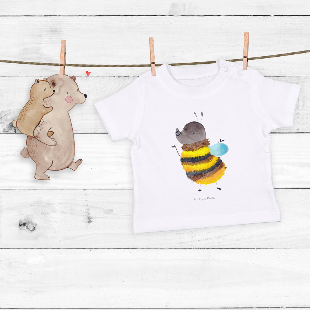 Baby T-Shirt Hummel flauschig Hummel, Flauschig, Biene, Blume, Natur Mädchen,Jungen,Unisex,Motiv,Baby T-Shirt,Kurzarm  süße Tiermotive, gute Laune, lustige Sprüche, Tiere