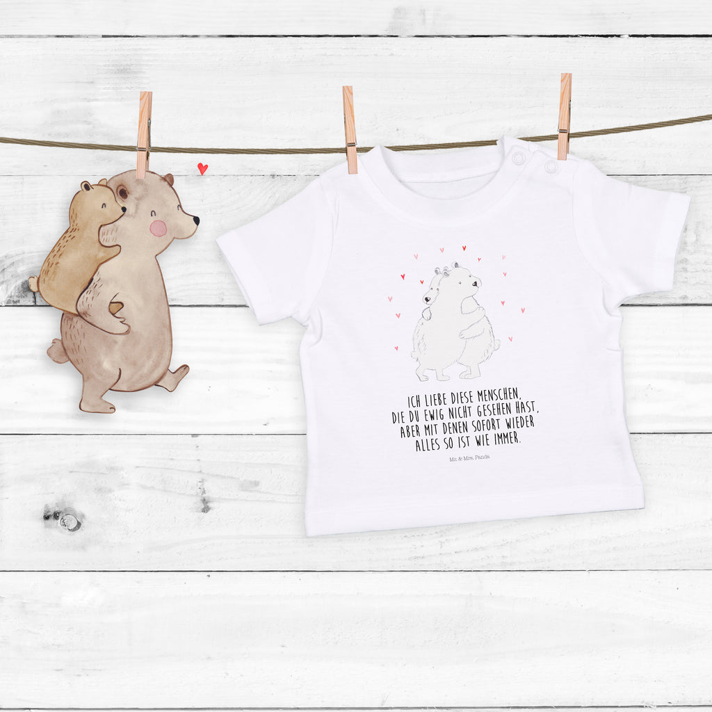 Baby T-Shirt Eisbär Umarmen  Mädchen,Jungen,Unisex,Motiv,Baby T-Shirt,Kurzarm  süße Tiermotive, gute Laune, lustige Sprüche, Tiere