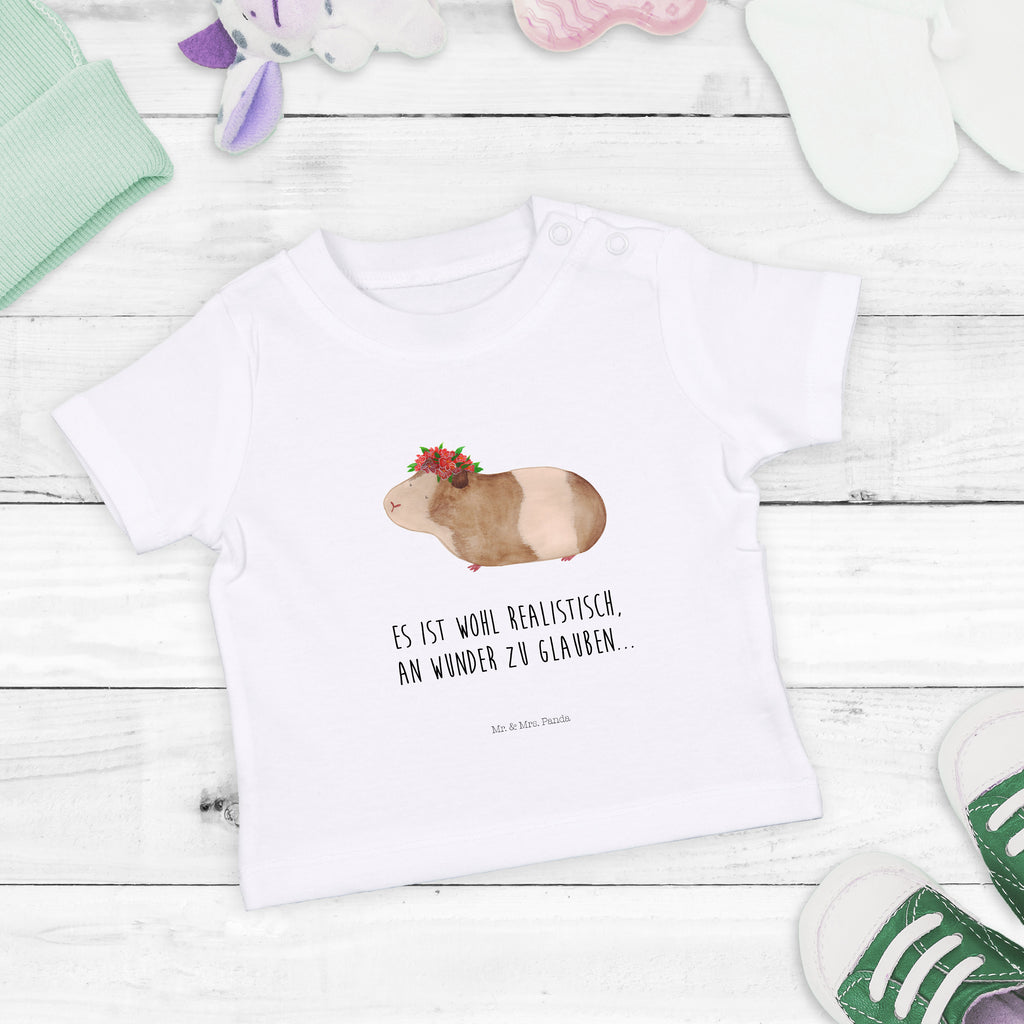 Baby T-Shirt Meerschweinchen weise Meerschweinchen, Meerie, Meeries, Wunder, Blumenkind, Realität, Spruch, Weisheit, Motivation, Wunderland Mädchen,Jungen,Unisex,Motiv,Baby T-Shirt,Kurzarm  süße Tiermotive, gute Laune, lustige Sprüche, Tiere