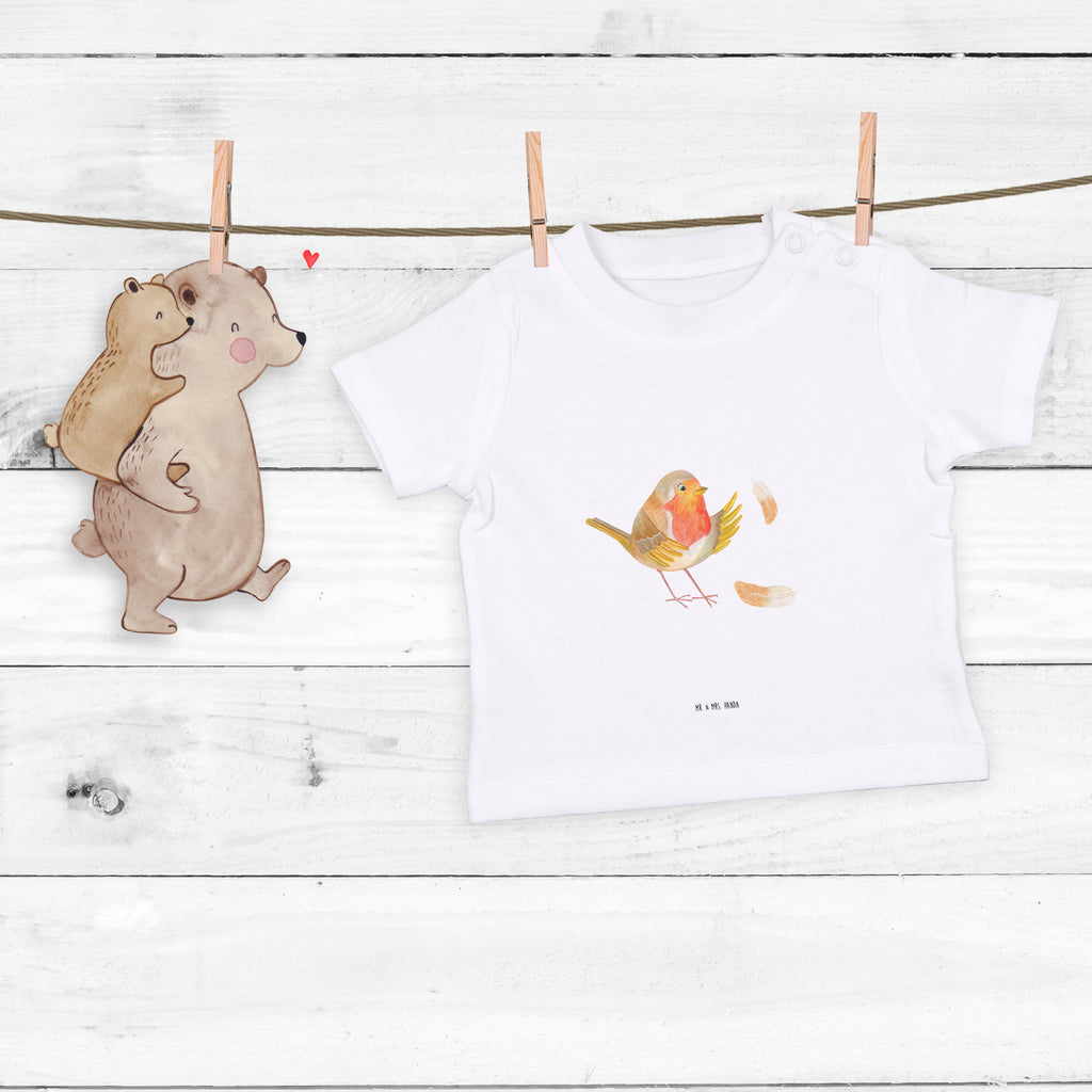 Baby T-Shirt Rotkehlchen mit Federn What if i fall, Rotkehlchen, Spruch Motivation, Spruch Mut, Vogel, Motivation Sprüche, Motivationsbilder, fliegen  Mädchen,Jungen,Unisex,Motiv,Baby T-Shirt,Kurzarm  süße Tiermotive, gute Laune, lustige Sprüche, Tiere