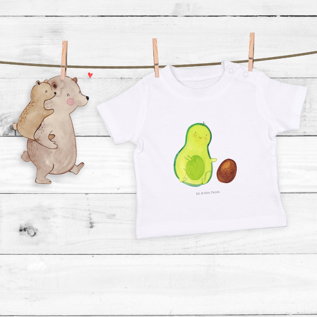 Baby T-Shirt Avocado rollt Kern Avocado, Avocados,Schwanger, Geburt, Geburtstag, Säugling, Kind, erstes Kind, zur Geburt, Schwangerschaft, Babyparty, Baby, große Liebe, Liebe, Love Mädchen,Jungen,Unisex,Motiv,Baby T-Shirt,Kurzarm  Avocado, Veggie, Vegan, Gesund