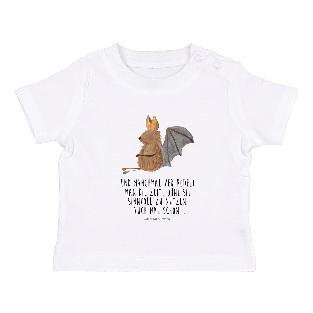 Baby T-Shirt Fledermaus sitzend Fledermaus, Fledermäuse, Motivation, entspannen Mädchen,Jungen,Unisex,Motiv,Baby T-Shirt,Kurzarm  süße Tiermotive, gute Laune, lustige Sprüche, Tiere