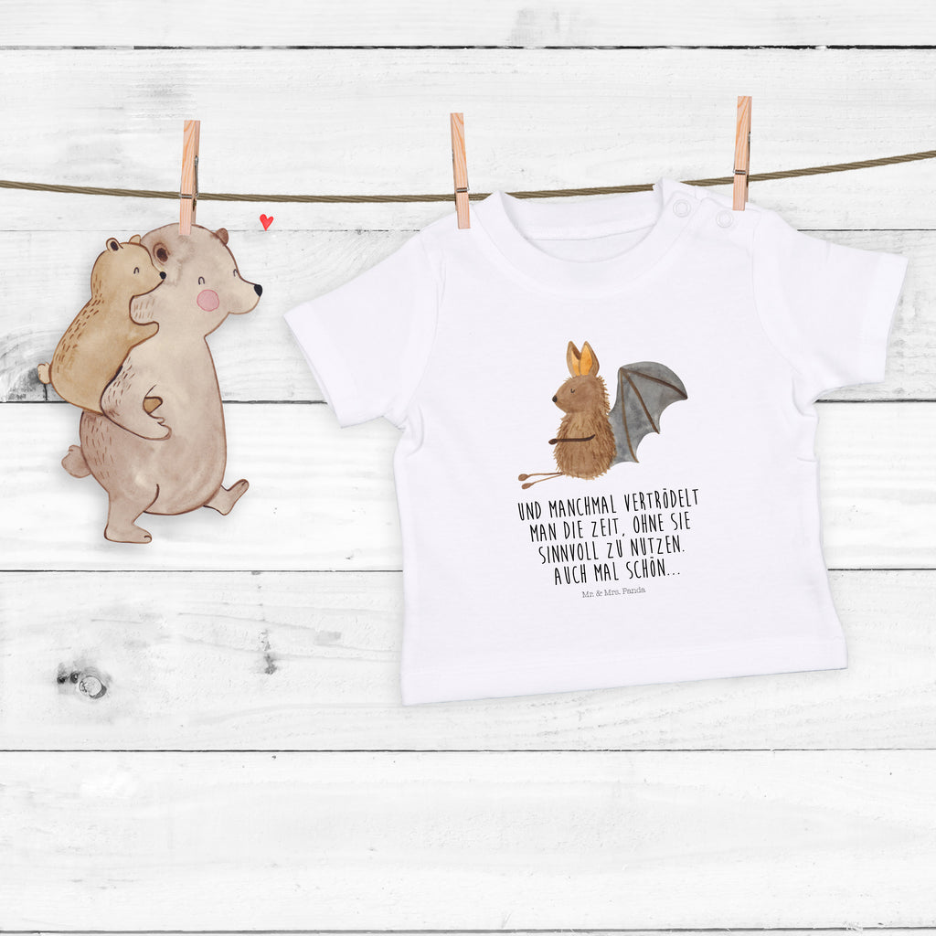 Baby T-Shirt Fledermaus sitzend Fledermaus, Fledermäuse, Motivation, entspannen Mädchen,Jungen,Unisex,Motiv,Baby T-Shirt,Kurzarm  süße Tiermotive, gute Laune, lustige Sprüche, Tiere