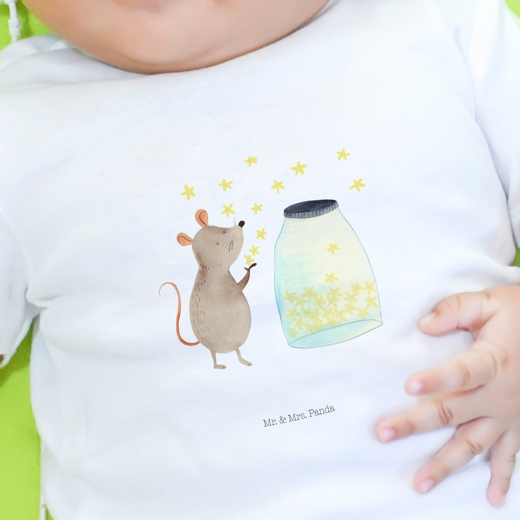 Baby T-Shirt Maus Sterne Maus, Sterne, Wunsch,Kind, Taufe, Taufgeschenk, Geburt, Schwangerschaft, erstes Kind, Kindergeburtstag, Geburtstag, Hoffnung, Träume Mädchen,Jungen,Unisex,Motiv,Baby T-Shirt,Kurzarm  süße Tiermotive, gute Laune, lustige Sprüche, Tiere